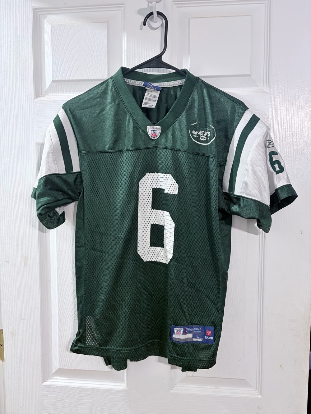Reebok New York Jets Mark Sanchez #6 NFL Jersey Youth L 14-16